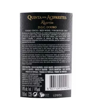 2017 Quinta dos Aciprestes Reserva Tinto - Encontros com Vinho Premium