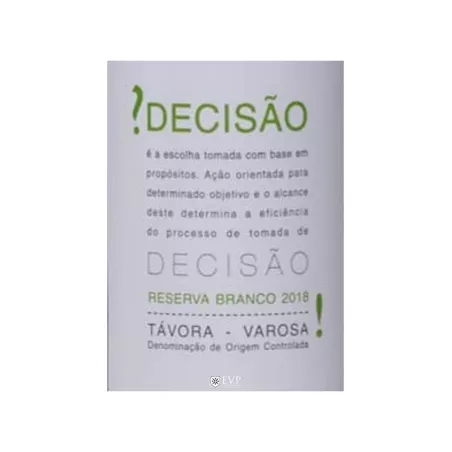 2018 Decisão Reserva Branco