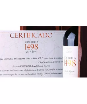 Vidigueira 1498 Grande Reserva Tinto - Encontros com Vinho Premium