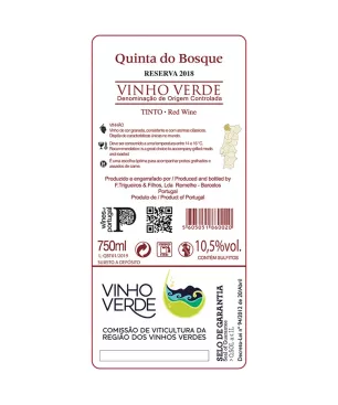 2018 Quinta do Bosque Reserva Tinto - Encontros com Vinho Premium