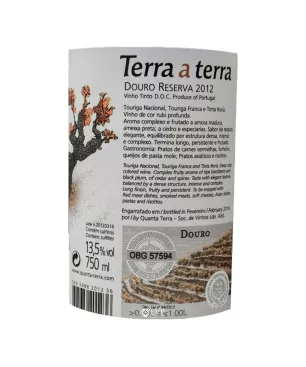 2012 Terra a Terra Reserva Tinto