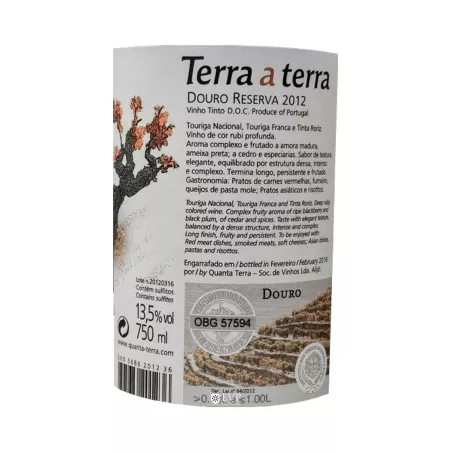 2012 Terra a Terra Reserva Tinto