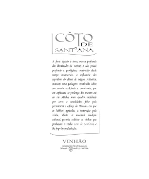 2018 Côto de Sant'Ana Tinto - Encontros com Vinho Premium