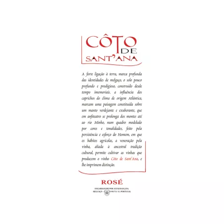 2018 Côto de Sant'Ana Rosé