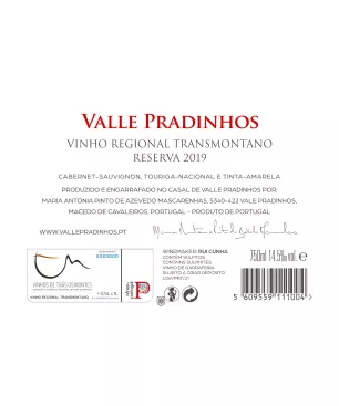 2019 Valle Pradinhos Reserva Tinto - Encontros com Vinho Premium