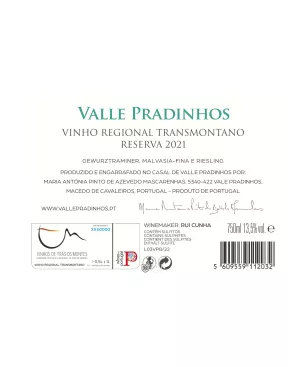 2021 Valle Pradinhos Reserva Branco - Encontros com Vinho Premium