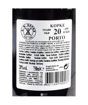 Kopke 20 Anos Tawny - Encontros com Vinho Premium