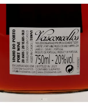 Vasconcellos Decanter 20 Anos Tawny - Encontros com Vinho Premium