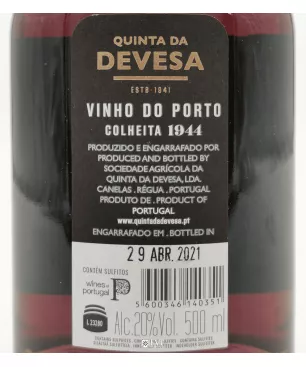 1944 Quinta da Devesa Colheita Tawny - Encontros com Vinho Premium