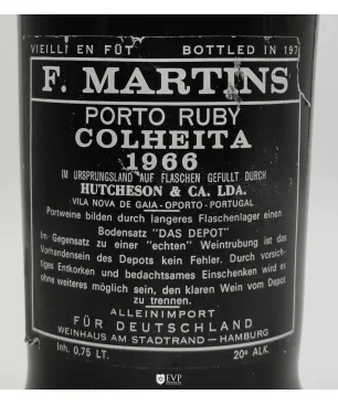 1966 F. Martins Colheita Ruby - Encontros com Vinho Premium