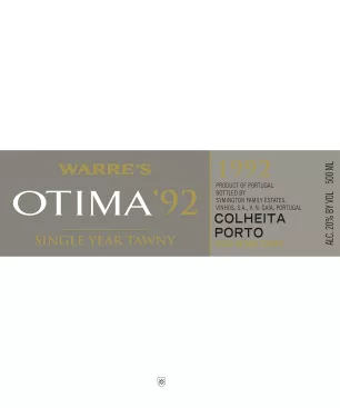 1992 Warre's Otima Colheita Tawny - Encontros com Vinho Premium