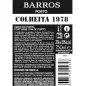 1978 Barros Colheita Tawny