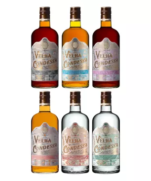 Velha Condessa Pack 6 Spirits - Encontros com Vinho Premium